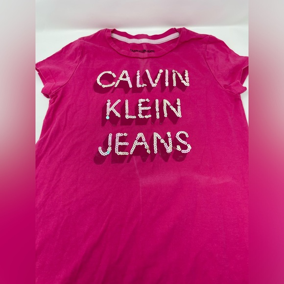 Calvin Klein Jeans Girls Tshirt Dress size 8/10 - Picture 5 of 7